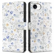 TechProtection Wallet iPhone SE 4 2025 hoesje flowers