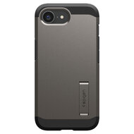 Spigen Tough Armor MagSafe iPhone 16e hoesje gun metal 