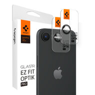 Spigen Glas.tR EZ Fit Optik Pro iPhone 16e camera beschermer zwart 2 pack