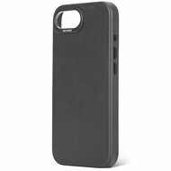 Decoded leren backcover iPhone 16e hoesje zwart