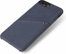 Decoded Leather Backcover iPhone 8 Plus / 7 Plus hoesje Blauw