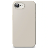 Ringke Siliconen MagSafe iPhone 16e hoesje stone