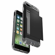 Spigen Crystal Wallet iPhone 7 Plus hoes Zwart