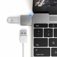 Satechi USB-C naar USB adapter Space Grey