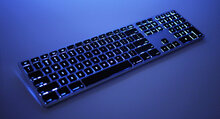 Matias Wireless Aluminium Backlit toetsenbord Grijs