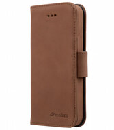 Melkco Leather Wallet iPhone SE/5S hoesje Bruin
