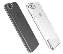 Caudabe Lucid Clear iPhone 8 Plus hoes Zilver