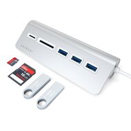 Satechi Aluminium USB-C naar USB hub Zilver