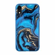 LAUT Mineral Glass iPhone XR hoesje Blauw