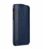 Melkco Leather Jacka iPhone XS Max hoesje Blauw