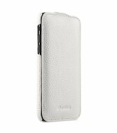 Melkco Leather Jacka iPhone XS Max hoesje Wit