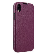 Melkco Leather Jacka iPhone XR hoesje Paars