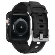 Spigen Rugged Armor Pro Watch 44 mm hoes + bandje Zwart