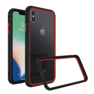 RhinoShield CrashGuard NX iPhone XS Max bumper hoesje Zwart Rood