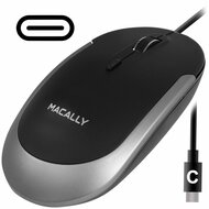 MacAlly UCDYNAMOUSE Optische USB-C muis Grijs