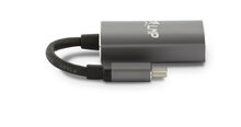 LMP aluminium USB-C naar mini Displaypoort adapter Grijs