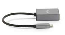 LMP aluminium USB-C naar VGA adapter Grijs