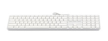 LMP aluminium Qwerty US bedraad USB toetsenbord Zilver