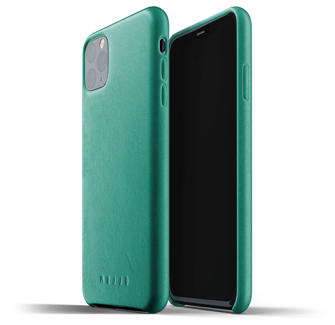 Mujjo Leather case iPhone 11 Pro Max hoes Groen