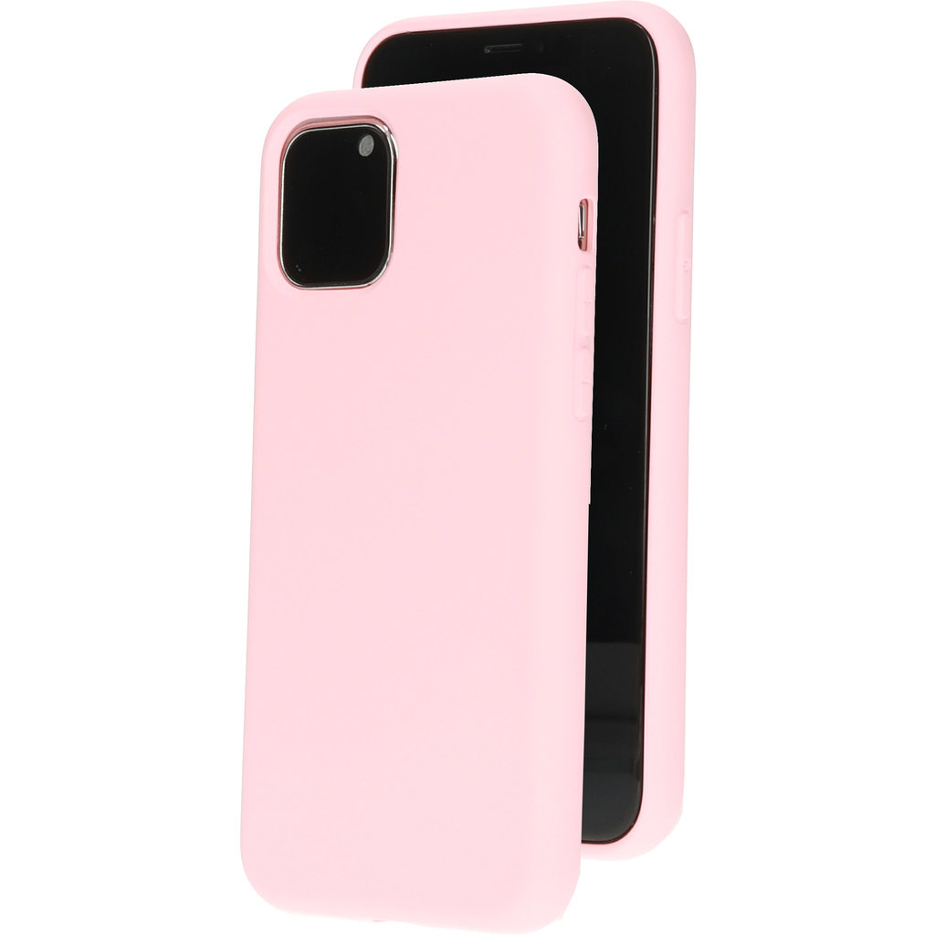 Mobiparts Silicone iPhone 11 Pro hoesje Roze