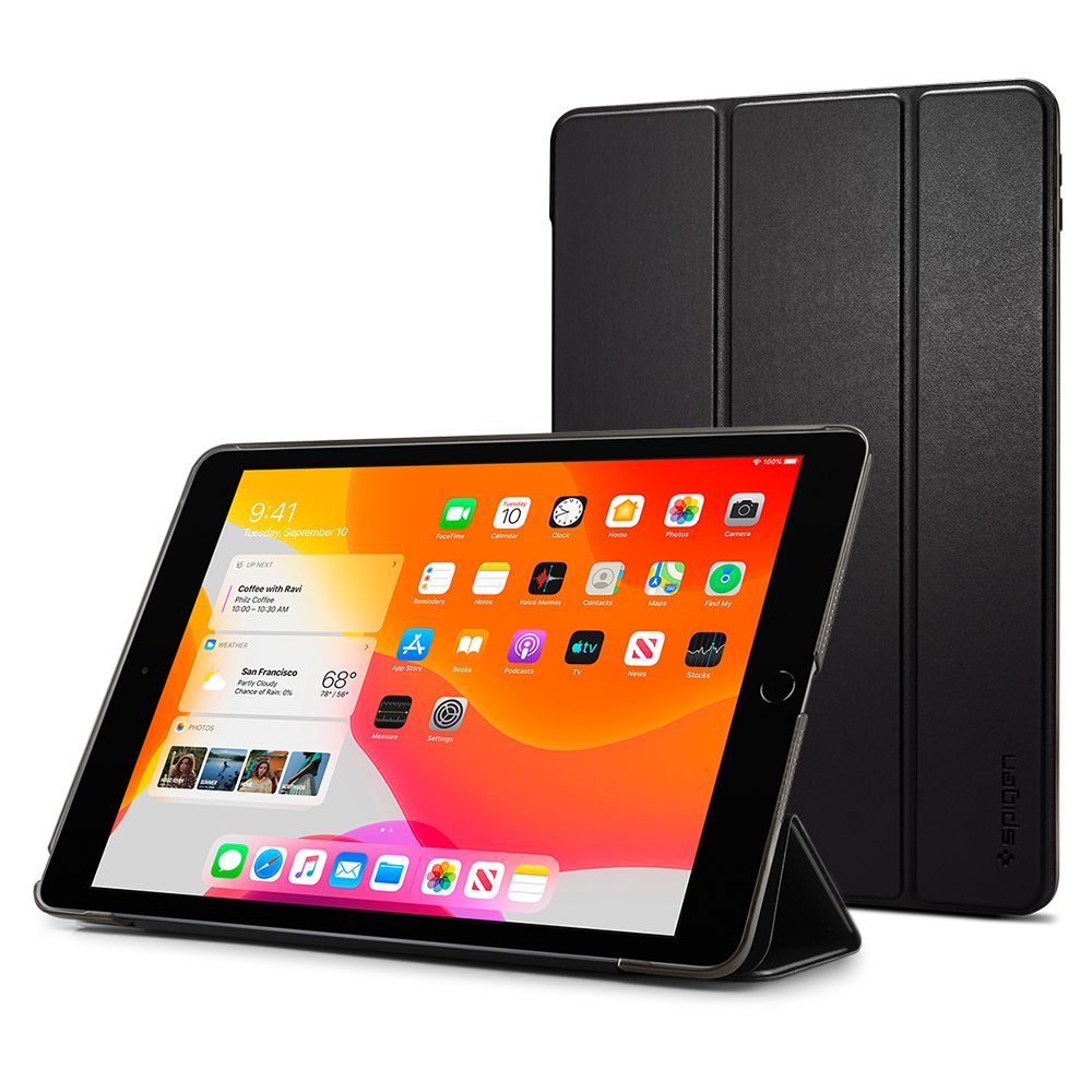 Spigen Smart Fold iPad 2019 10,2 inch hoejse Zwart