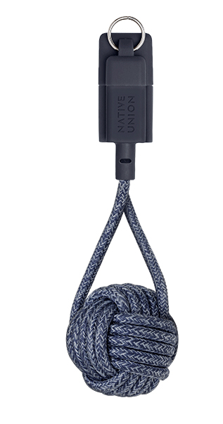 Native Union Kevlar Key Lightning kabel Indigo