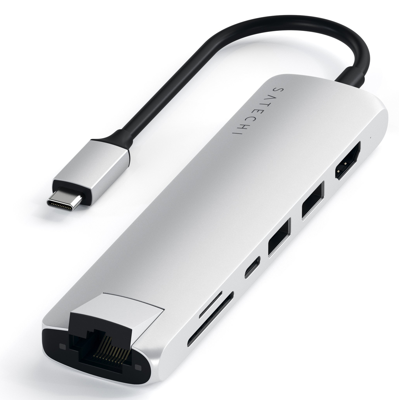 Satechi Multi Port USB-C hub V3 Ethernet en HDMI Zilver