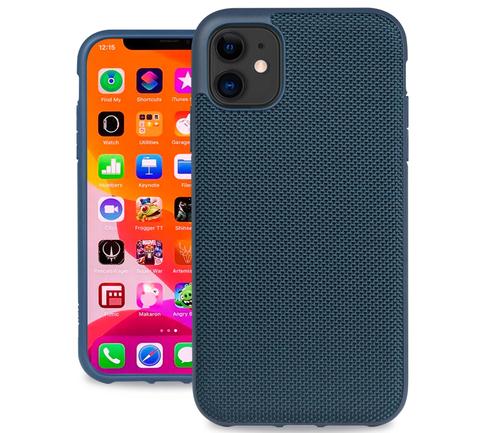 Evutec Nylon iPhone 11 hoesje Blauw