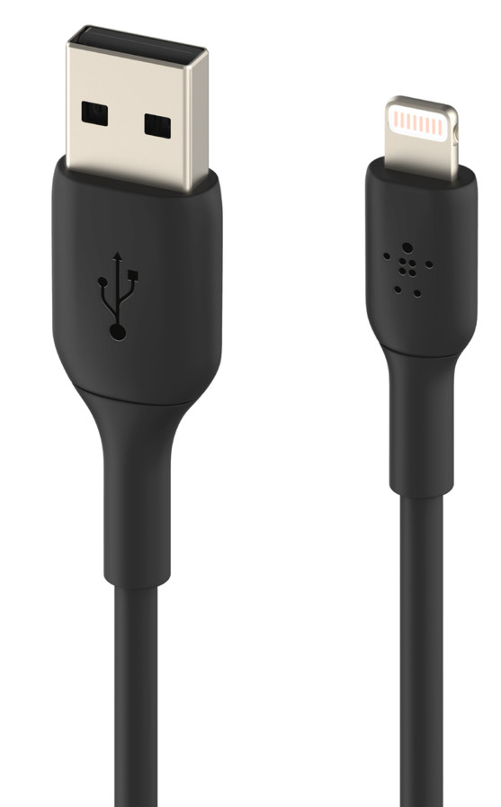 gracht schijf Kolonisten Belkin BoostCharge Lightning naar USB kabel 3 meter Zwart - Appelhoes