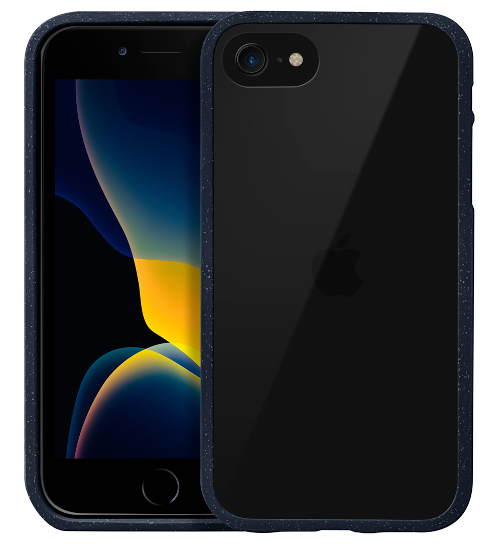 LAUT Crystal Matter iPhone SE 2020 hoesje Blauw