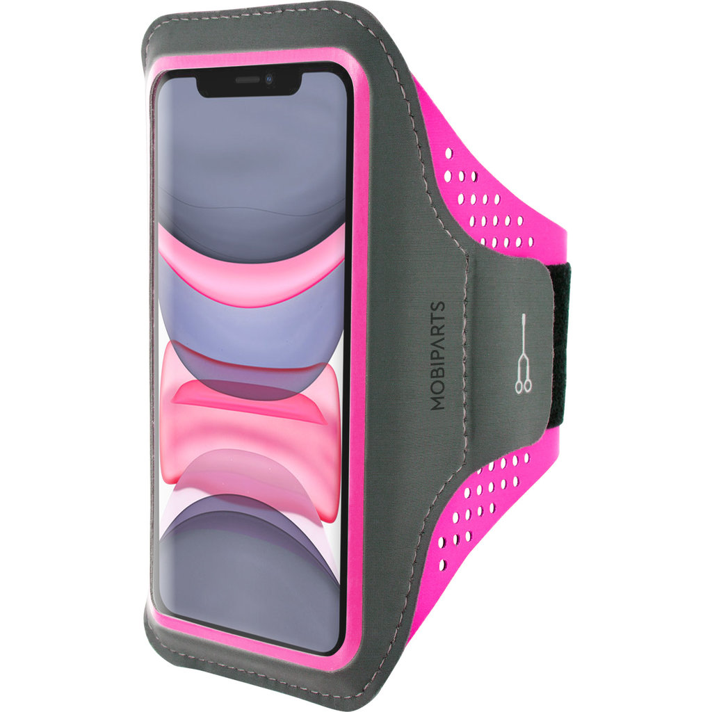 Mobiparts Comfort iPhone 11 sportband Roze