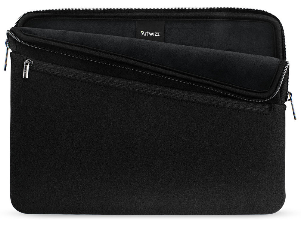 ArtWizz Neoprene Pro MacBook 13 inch sleeve Zwart