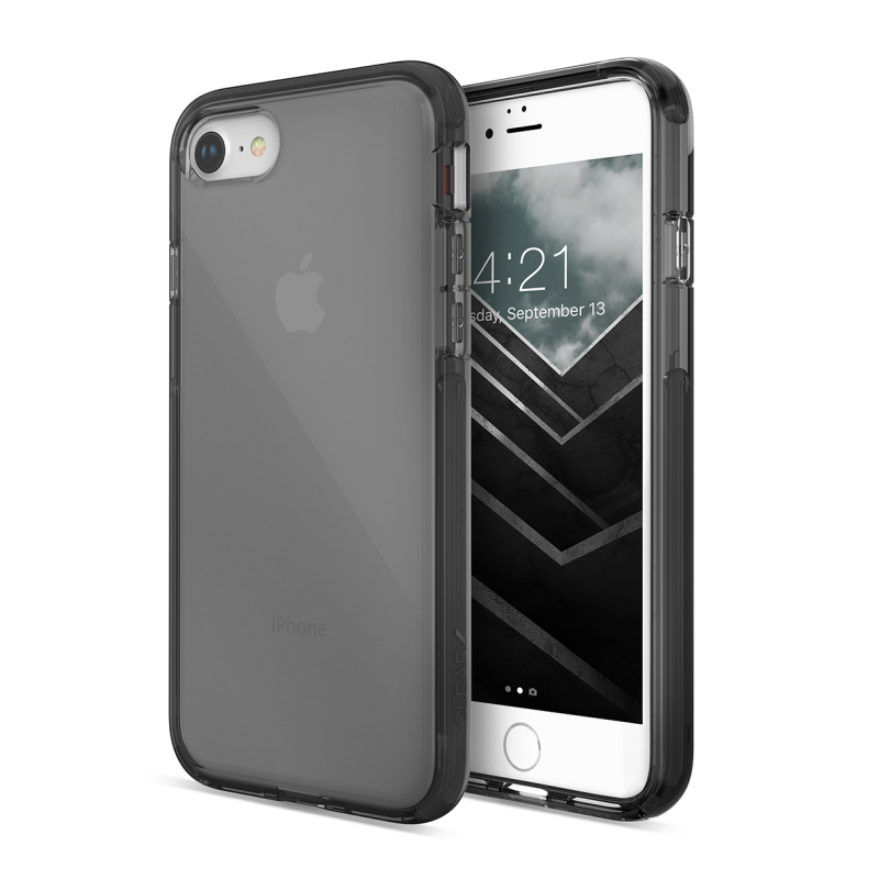 X-Doria Defense Clear iPhone SE 2022 / 2020 hoesje Zwart