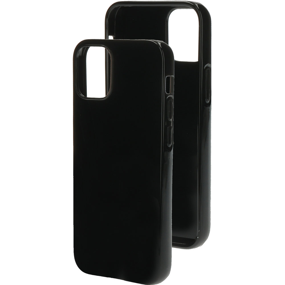 Mobiparts Classic TPU iPhone 12 hoesje Zwart