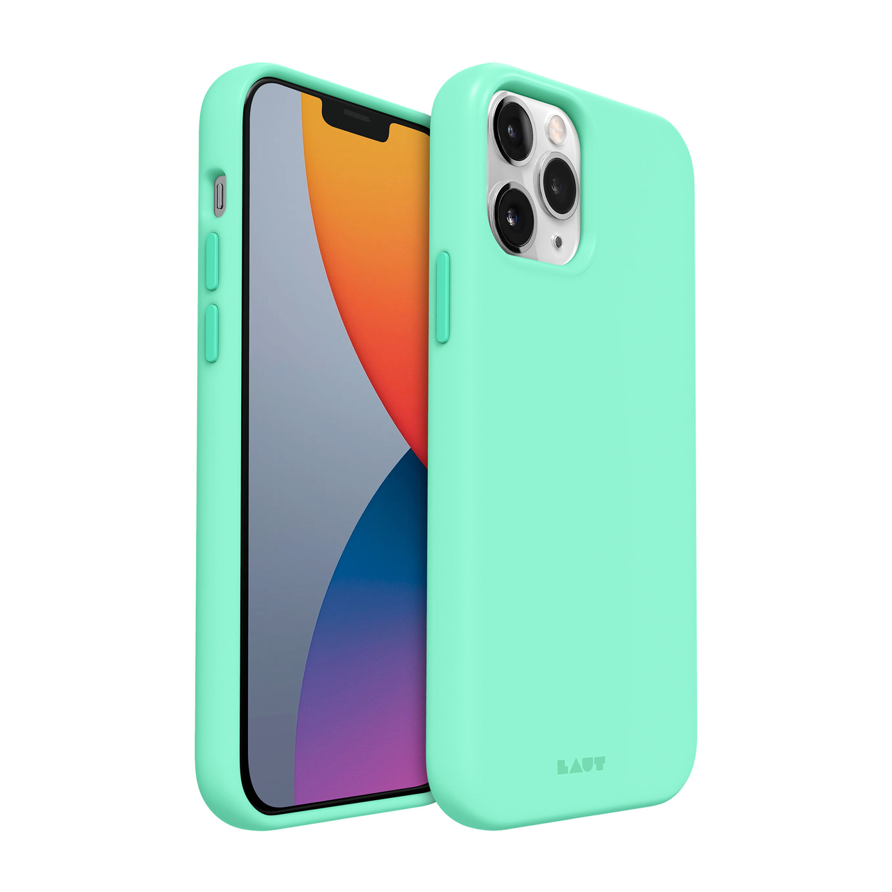 LAUT Huex Pastels iPhone 12 Pro / iPhone 12 hoesje Mintgroen