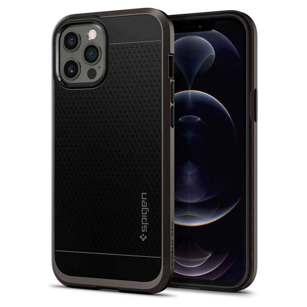 Spigen Neo Hybrid iPhone 12 Pro Max hoesje Gun Metal