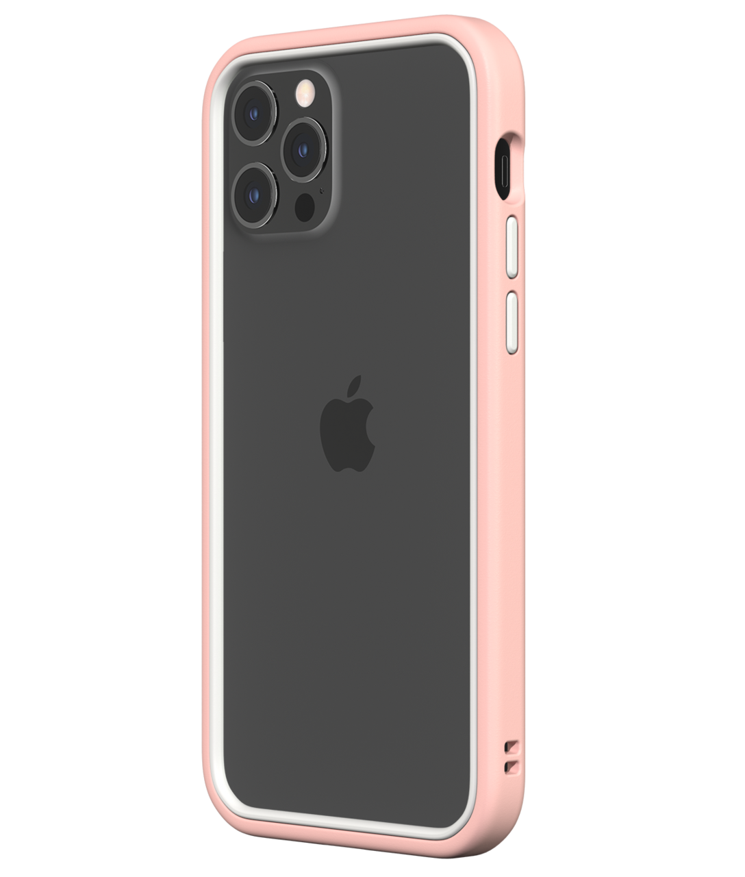 Rhinoshield CrashGuard NX iPhone 12 Pro / iPhone 12 hoesje Roze / Wit