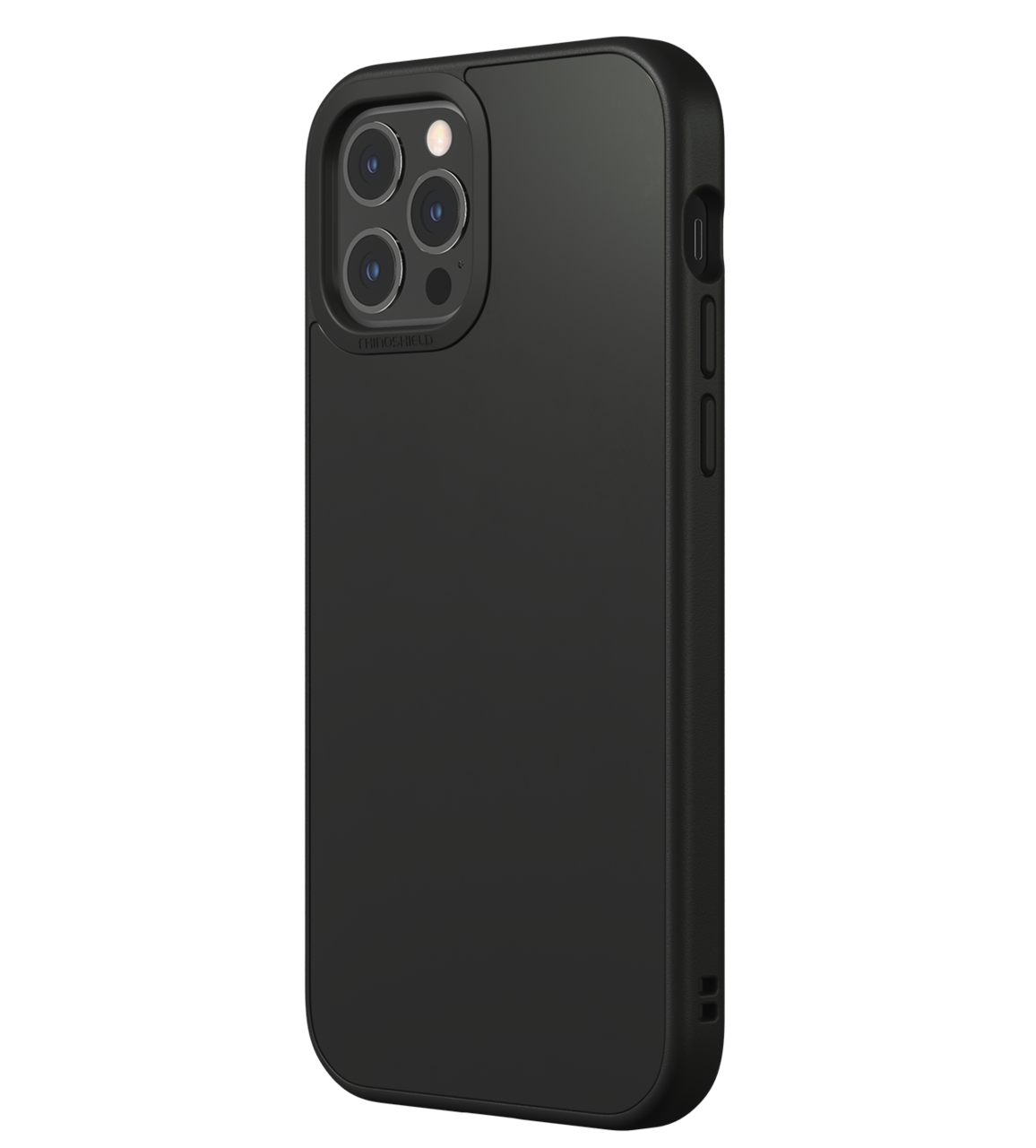 RhinoShield SolidSuit iPhone 12 Pro / iPhone 12 hoesje Classic Zwart