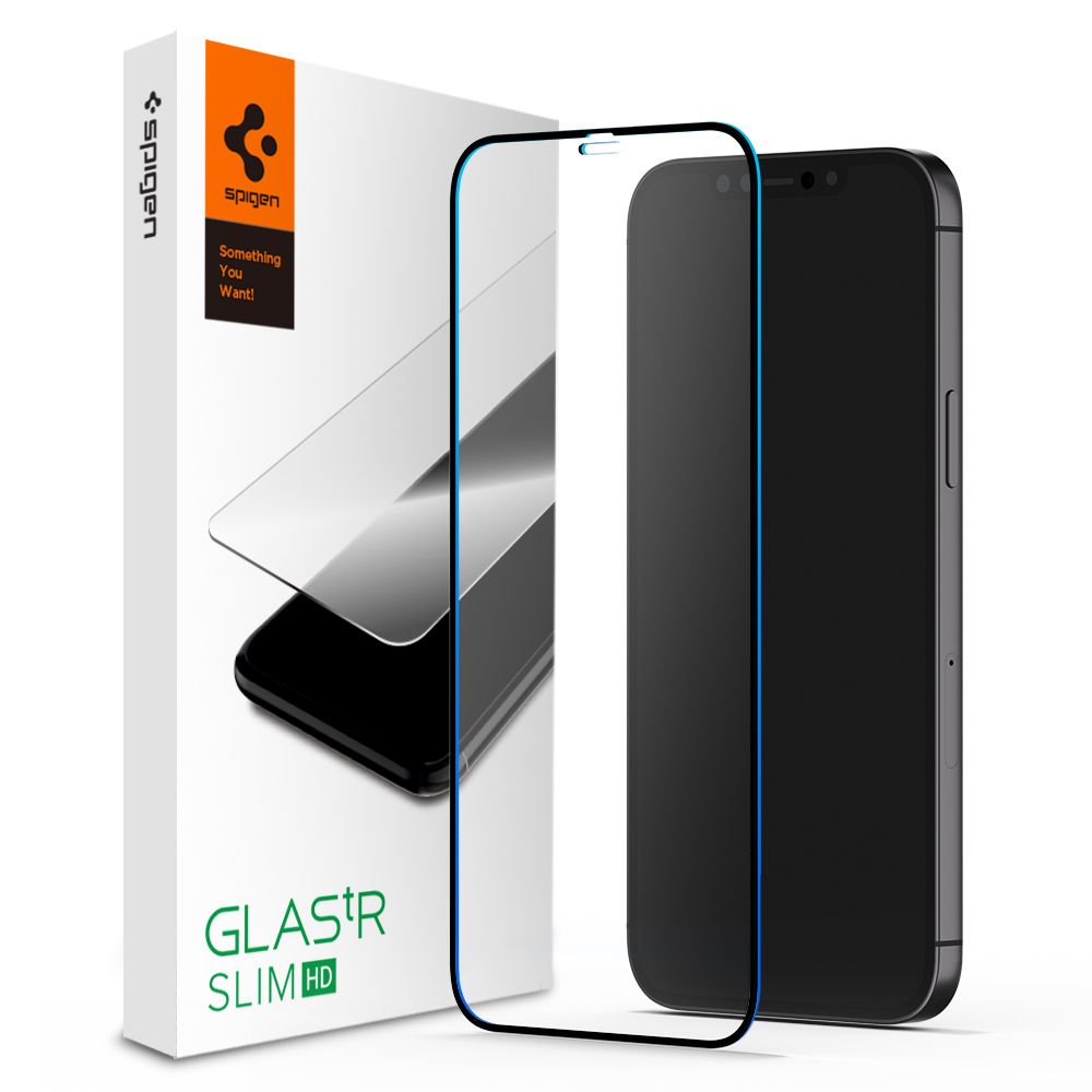 Spigen Fulll Cover Edge to Edge iPhone 12 Pro Max glazen screenprotector