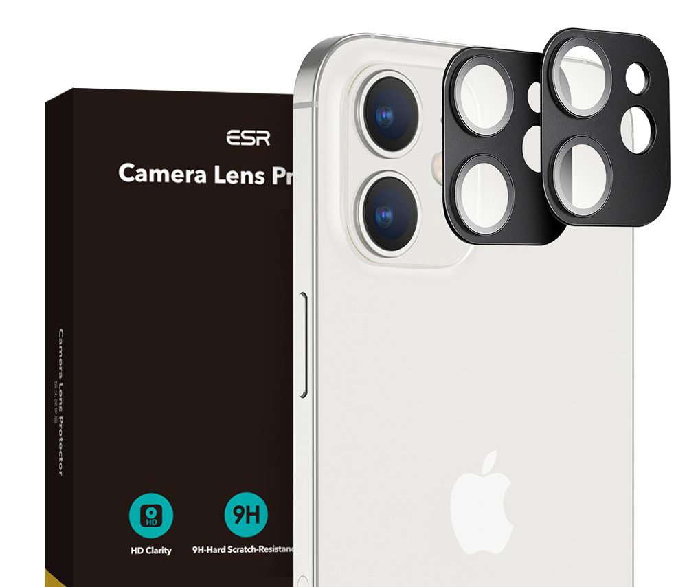 ESR Camera iPhone 12 mini glazen protector 2 pack