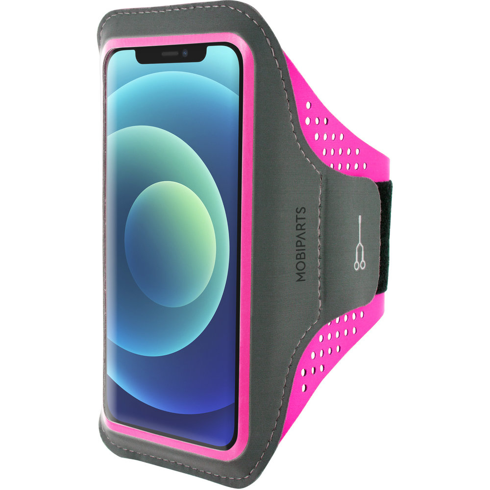 Mobiparts Comfort iPhone 12 Pro / iPhone 12 sportband Roze