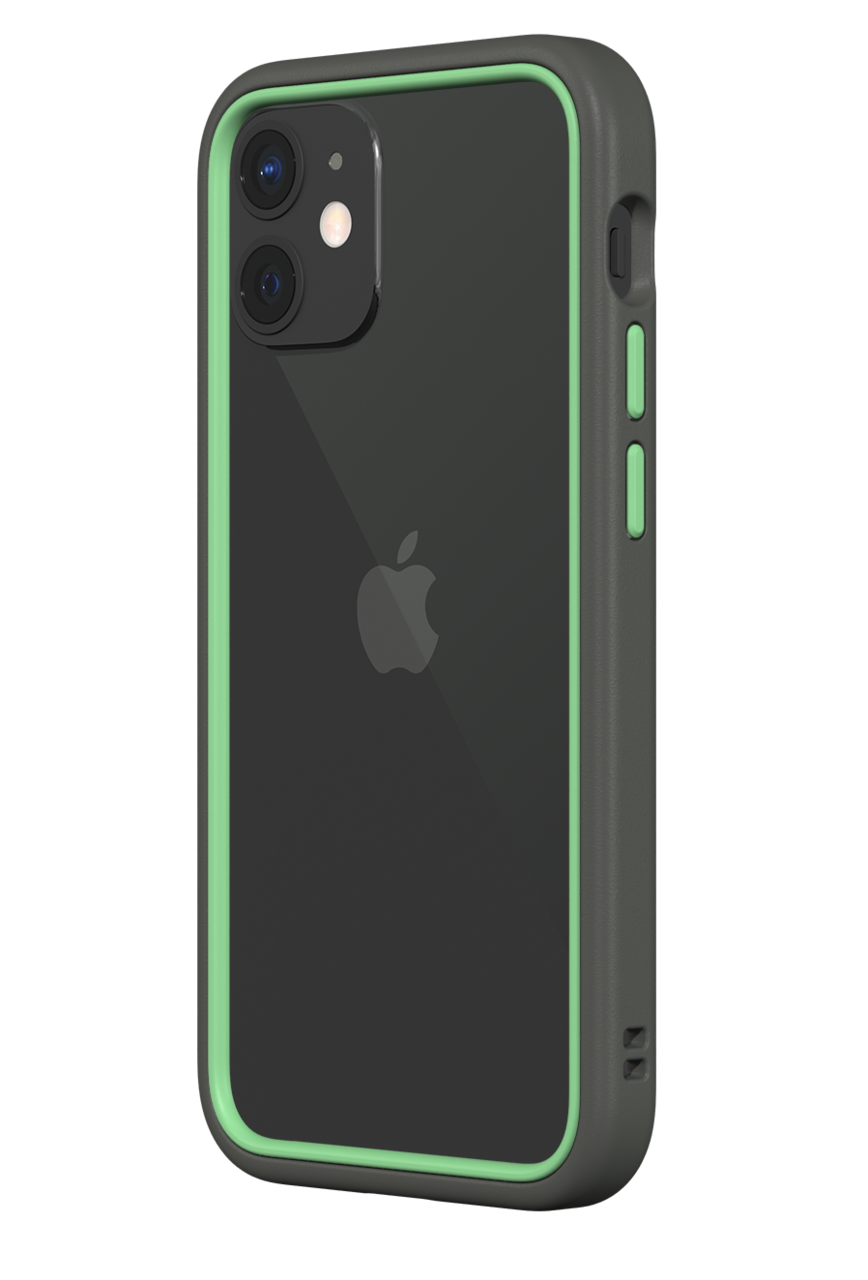 Rhinoshield CrashGuard NX iPhone 12 mini hoesje Grijs / Groen