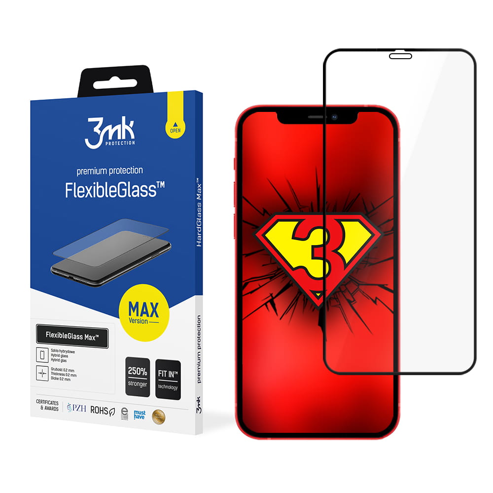 3mk FlexiGlass Max iPhone 12 mini screenprotector