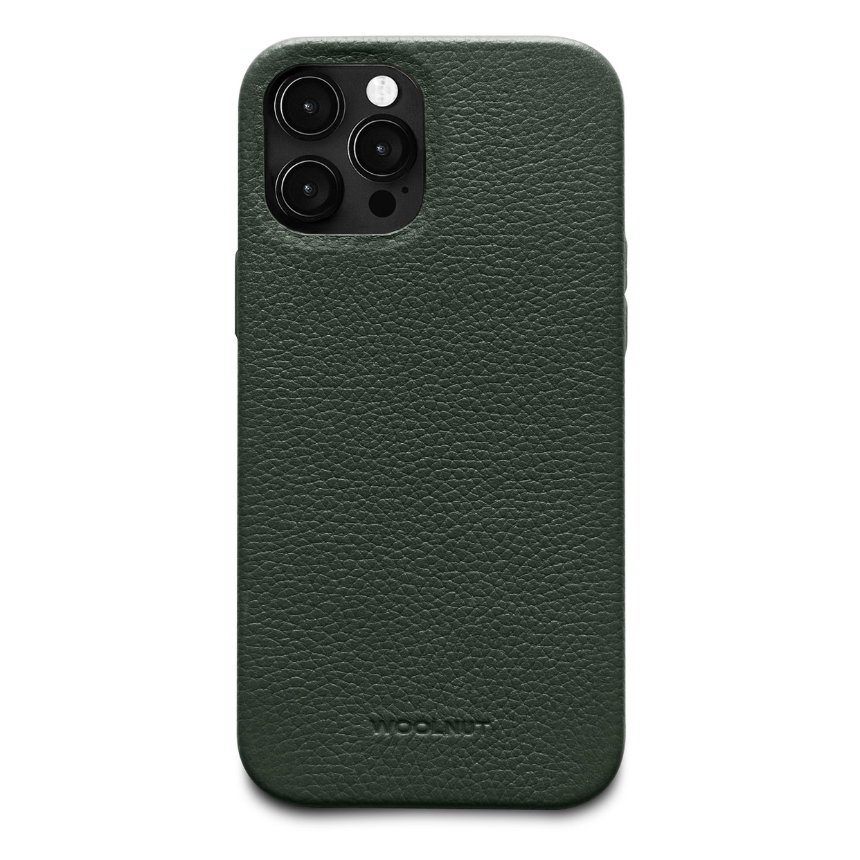 Woolnut Leather case iPhone 12 Pro Max hoesje Groen