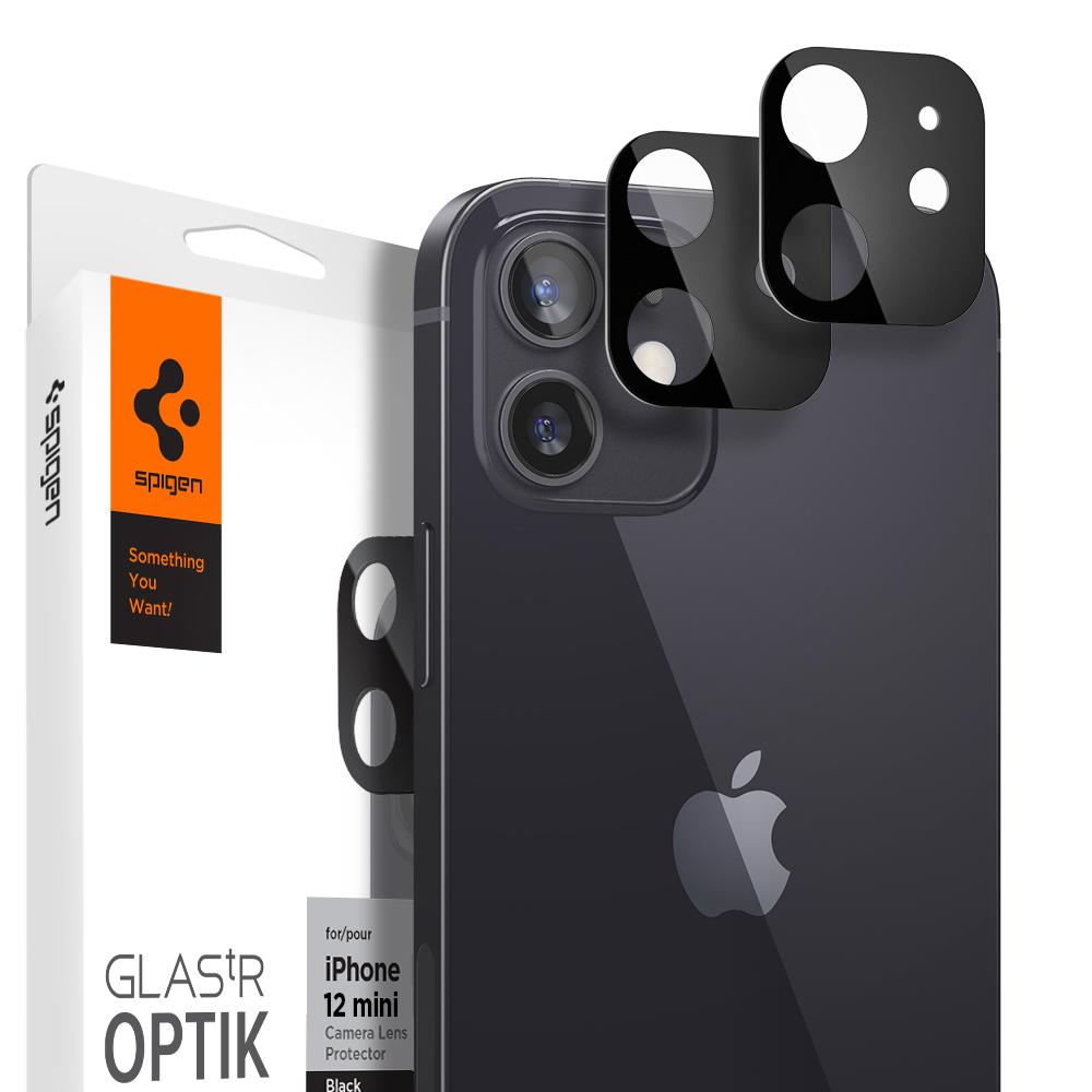 Spigen Optik Camera iPhone 12 mini beschermer 2 pack