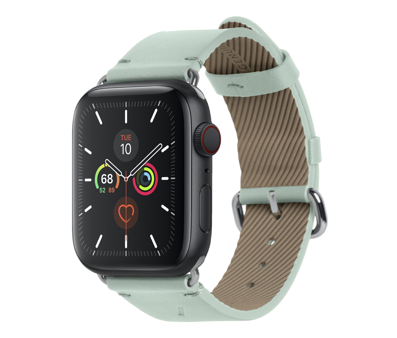 Native Union Classic Apple Watch 44 mm bandje Sage