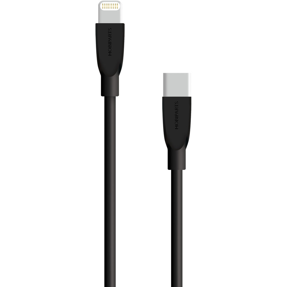 Mobiparts USB-C naar Lightning kabel 1 meter Zwart