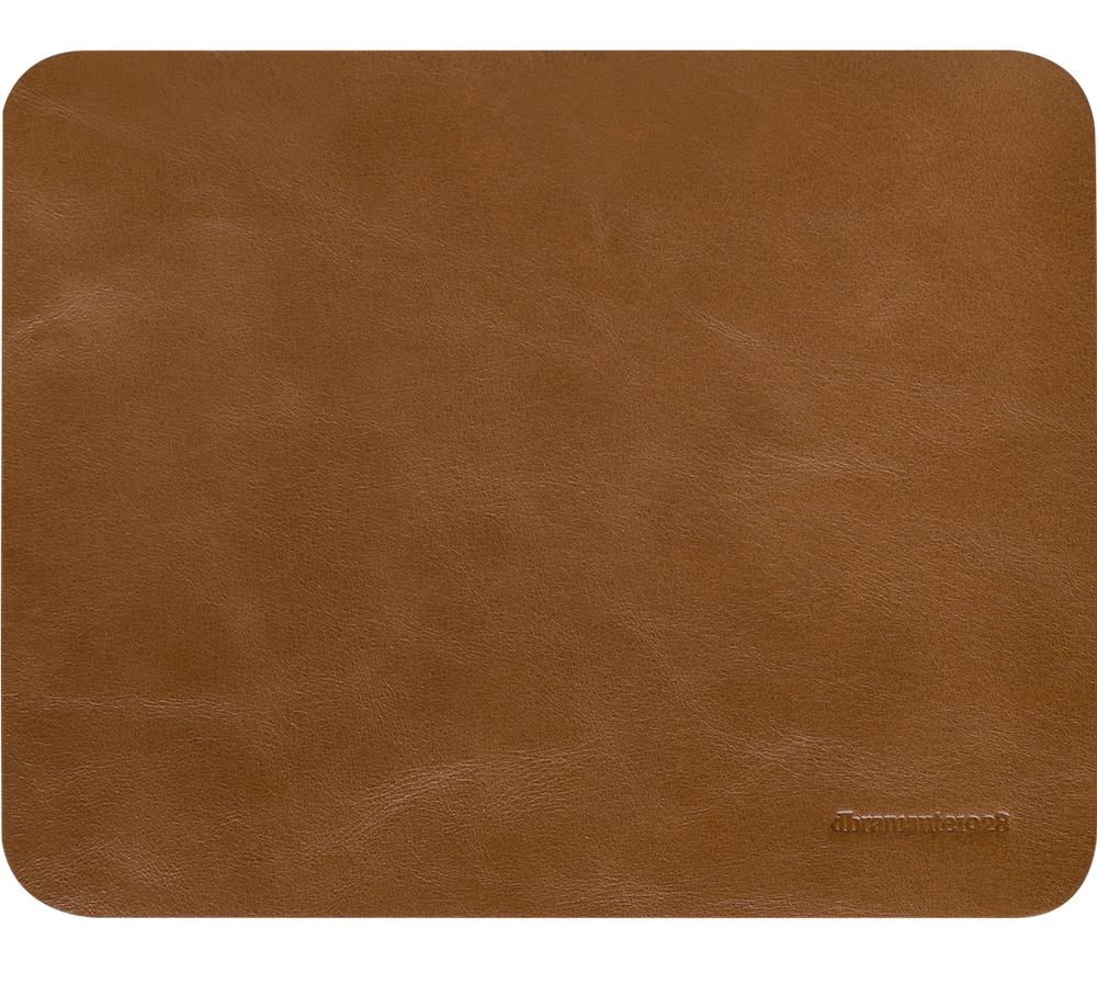 dbramante1928 Leather Desk mat muismat Tan