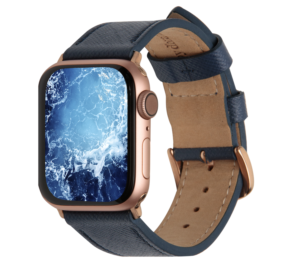 bak Pellen Mantsjoerije dbramante1928 Mode Apple Watch 41 / 40 mm bandje Oceaan blauw - Appelhoes