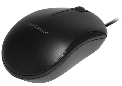 MacAlly QMouse Optische USB muis Zwart